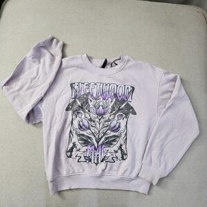 H&M Lilac Graphic Sweatshirt
